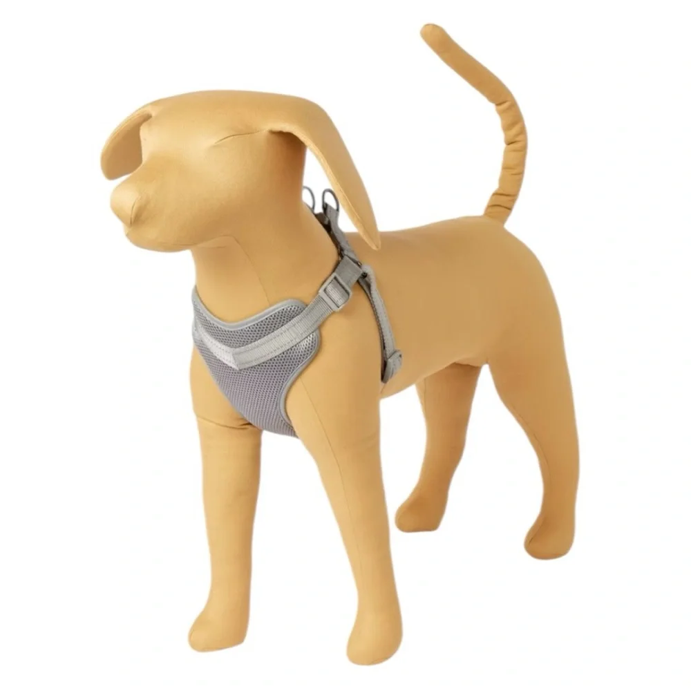 Boots & Barkley Reflective Dog Harness Large Gray Adjustable Up to 90 Ibs NWT